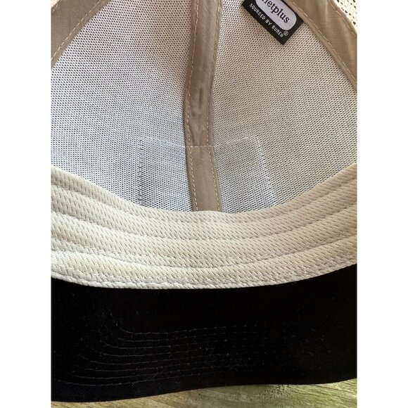 COSTA del Mar tan embroidered logo trucker mesh hat fishing sailing turquoise - Picture 7 of 11